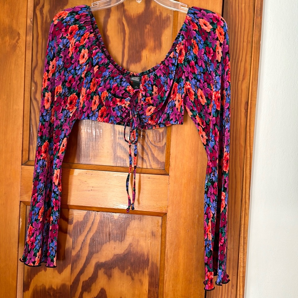 Floral crop top